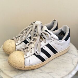 Adidas Superstar Sneakers - White and Black